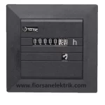 SF-48 Analog İş Güç zaman saati, 220 V Pano Tipi 48x48