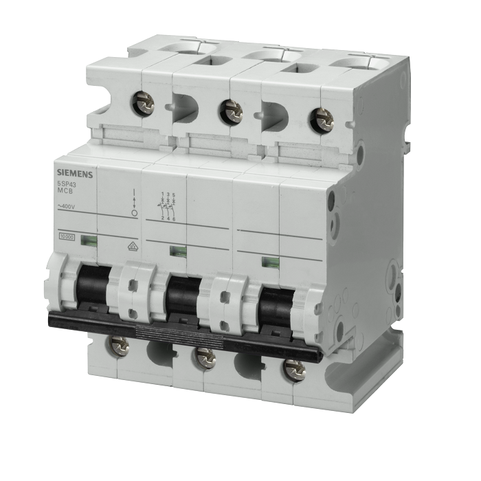 5SP43 Siemens 5SP43 Serisi 10ka C Tipi3 Kutuplu 400VAC Otomatik Sigorta