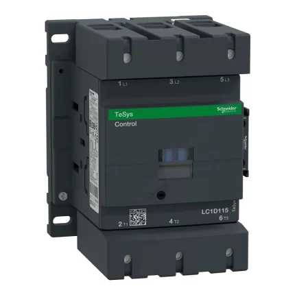 TeSys D Kontaktör 115 Amper 55 kW 3 Kutup 1NA+1NK 220VAC