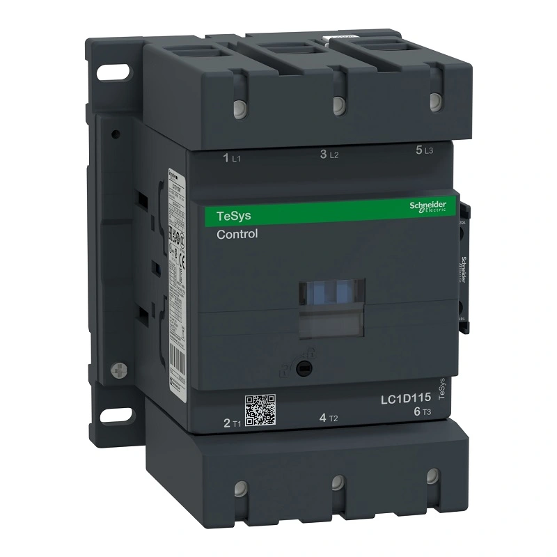 LC1D115M7 TeSys D Kontaktör 115 Amper 55 kW 3 Kutup 1NA+1NK 220VAC