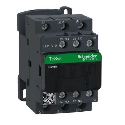 TeSys D Kontaktör 12 Amper 5,5 kW 3 Kutup 1NA+1NK 220VAC