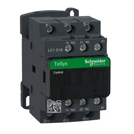 TeSys D Kontaktör 18 Amper 7,5 kW 3 Kutup 1NA+1NK 220VAC