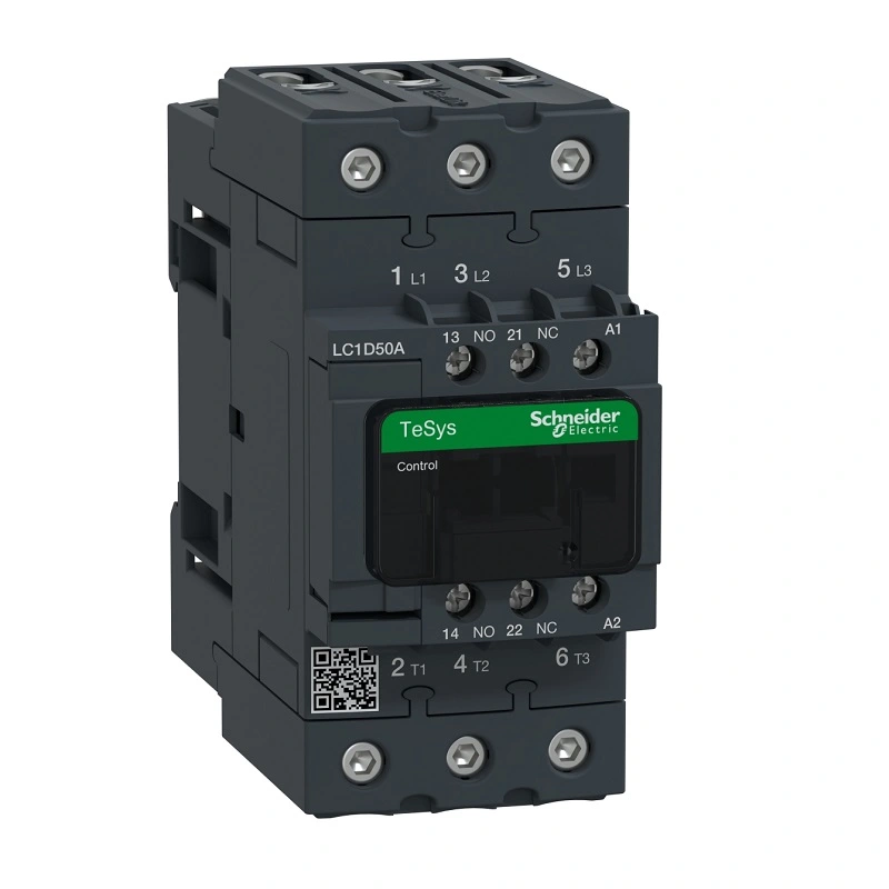 LC1D50AM7 TeSys D Kontaktör 50 Amper 22 kW 3 Kutup 1NA+1NK 220VAC