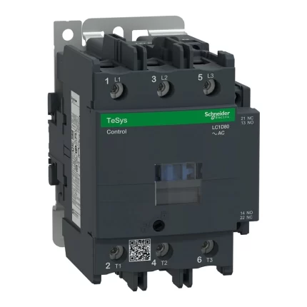 TeSys D Kontaktör 80 Amper 37 kW 3 Kutup 1NA+1NK 220VAC
