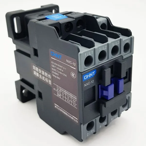 chint-nxc-12-12a-5-5kw-kontaktor 12 Amper NXC Kontaktör 3 Kutup 1NA+1NK 220VAC
