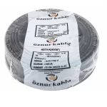 Öznur Siyah NYAF Kablo (H07V-K) PVC İzoleli Tek damarlı İnce Çok Telli 450V-750 V