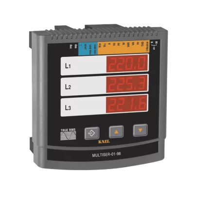 MULTISER-01-96, Şebeke Analizörü  Led Ekran
