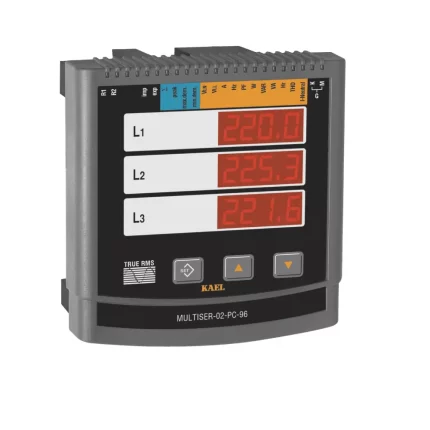 MULTISER-02-PC-96, Şebeke Analizörü  Led Ekran