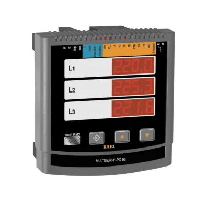MULTISER-11-PC-96, Şebeke Analizörü  Led Ekran