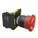 40mm Serisi Kalıcı Acil Stop Mantar Buton