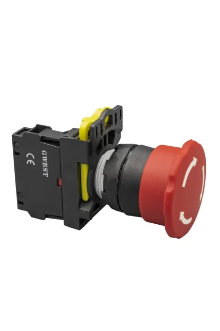 40mm Serisi Kalıcı Acil Stop Mantar Buton