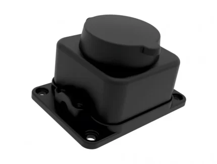 Monofaze Kauçuk Seri 1x16A. (2P+E) 200/250V. Duvar Priz