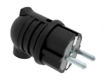 Monofaze Kauçuk Seri 1x16A. (2P+E) 200/250V. Eğik Fiş
