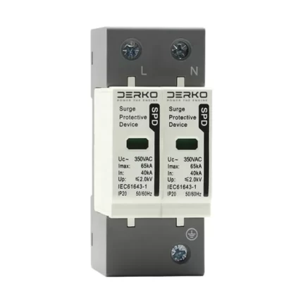 2 Kutuplu 1000VDC Parafudr Yıldırım Koruma