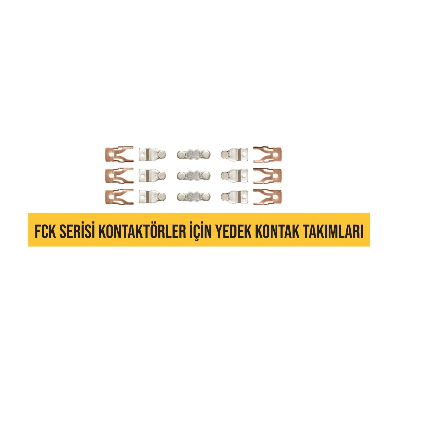 FCK-Serisi-Kontaktörler-için-Yedek-Kontak FCK Serisi 132 kW 265 A Kontaktör için Kontak Tamir Takımı - Görsel 1
